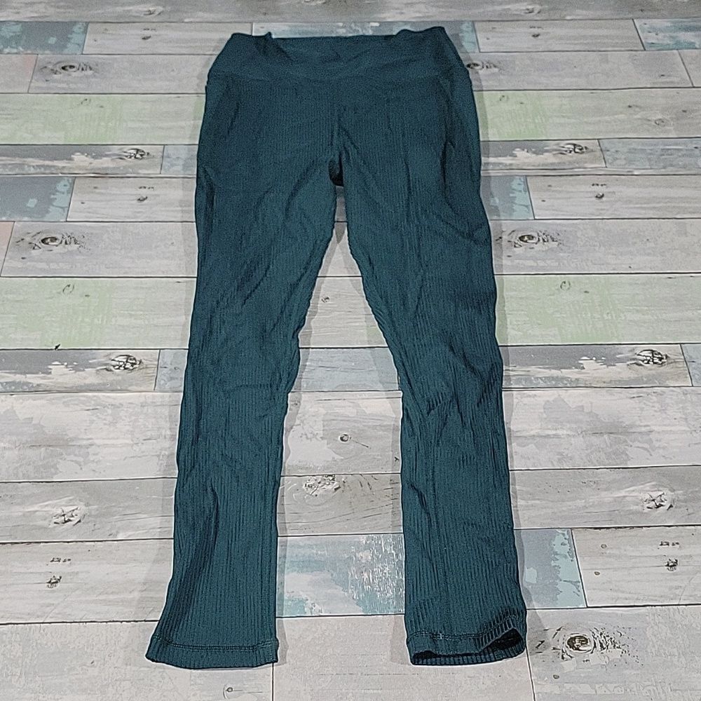 GLYDER Ribbed Workout Leggings sz Medium